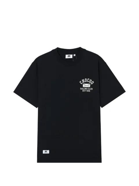 logo-print T-shirt by :CHOCOOLATE