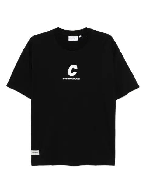 logo-print T-shirt by :CHOCOOLATE