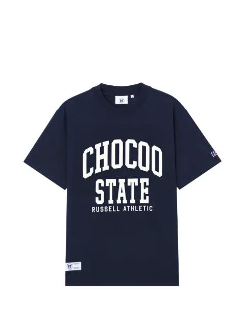 logo-print T-shirt by :CHOCOOLATE