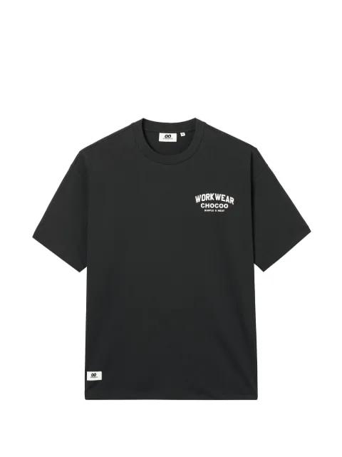 logo-print T-shirt by :CHOCOOLATE