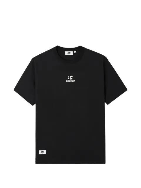 logo-print T-shirt by :CHOCOOLATE