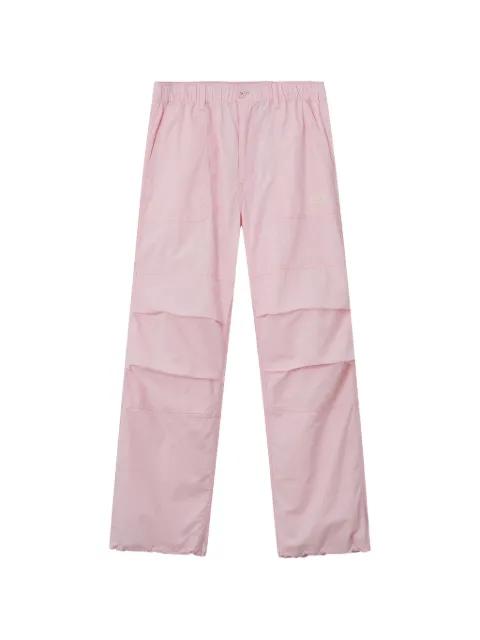 logo-print elasticated trousers by :CHOCOOLATE