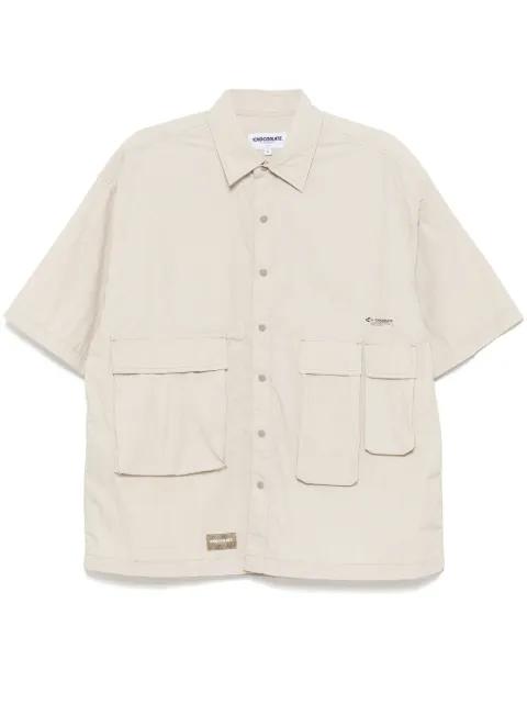 logo-print shirt by :CHOCOOLATE