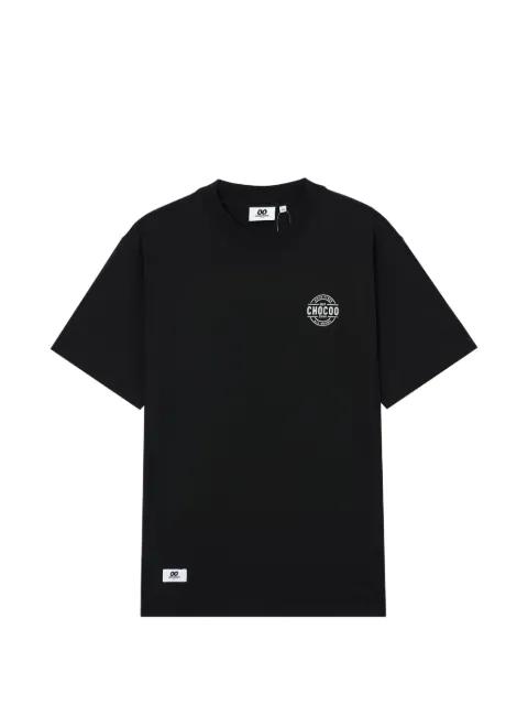 logo-print short-sleeve T-shirt by :CHOCOOLATE