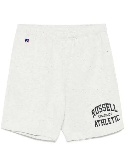logo-print shorts by :CHOCOOLATE