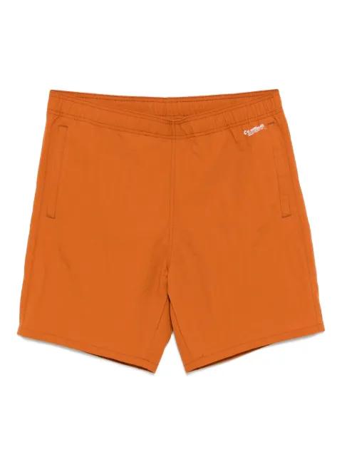 logo print shorts by :CHOCOOLATE