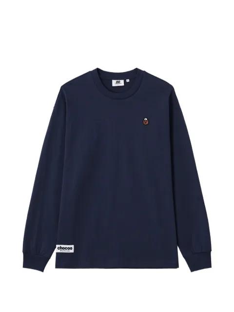 long-sleeved crew-neck T-shirt by :CHOCOOLATE