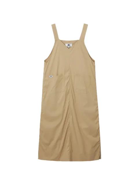 patch-pocket midi dress by :CHOCOOLATE