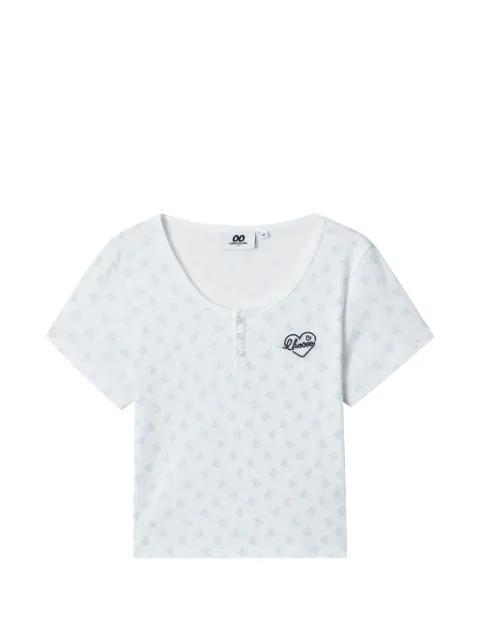 pattern logo T-shirt by :CHOCOOLATE