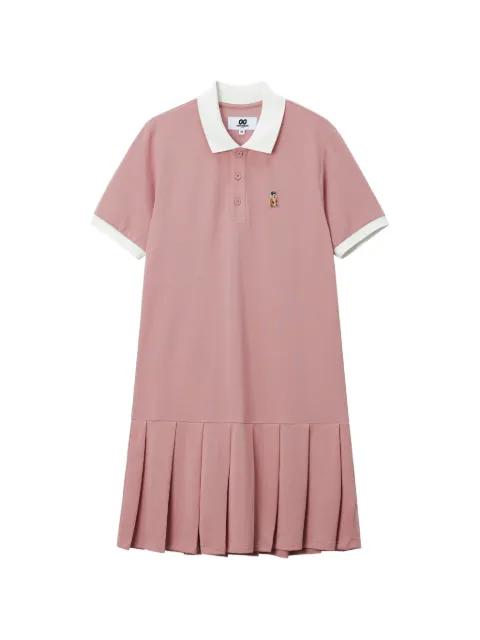 pleated detail dress by :CHOCOOLATE