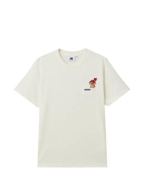 pocket-detail T-shirt by :CHOCOOLATE