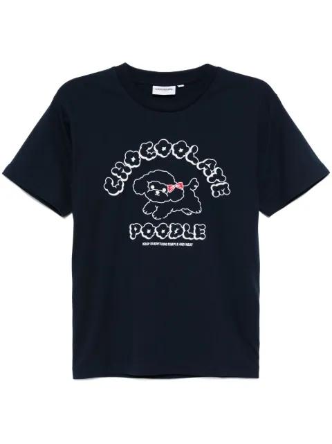 poodle graphic T-shirt by :CHOCOOLATE