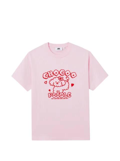 poodle graphic T-shirt by :CHOCOOLATE