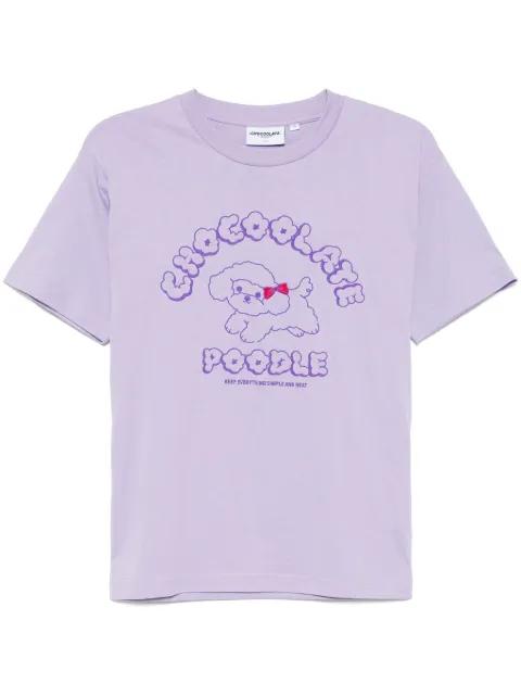 poodle graphic T-shirt by :CHOCOOLATE