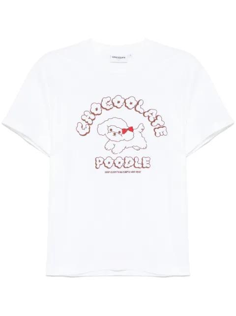 poodle graphic T-shirt by :CHOCOOLATE