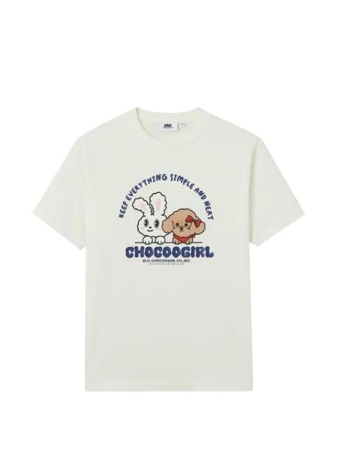 print T-shirt by :CHOCOOLATE