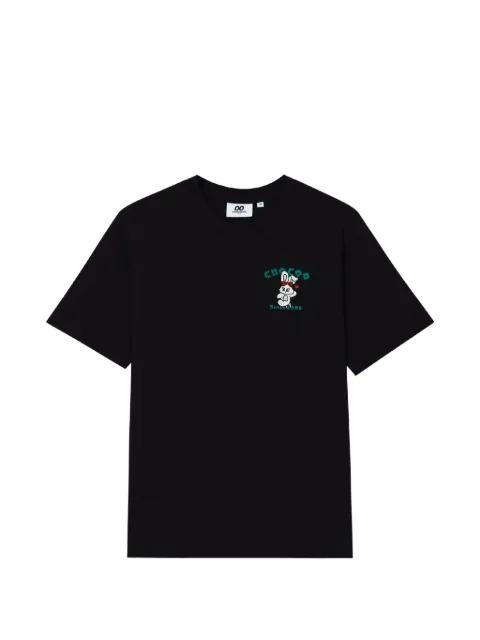 rabbit-print T-shirt by :CHOCOOLATE