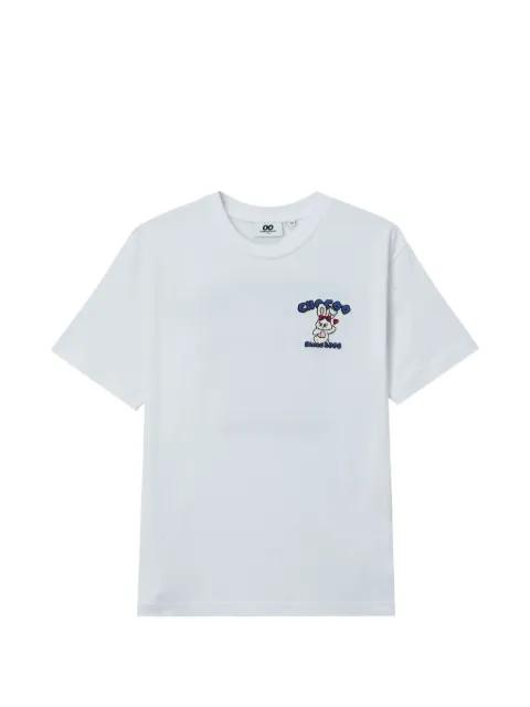 rabbit-print T-shirt by :CHOCOOLATE