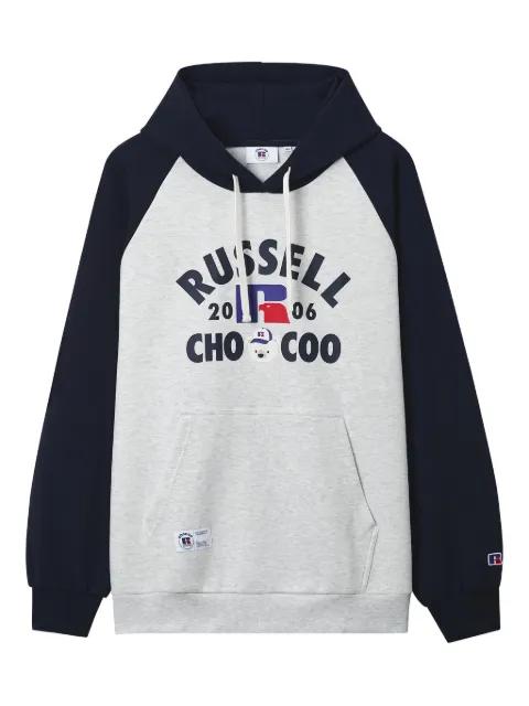 raglan-sleeve hoodie by :CHOCOOLATE