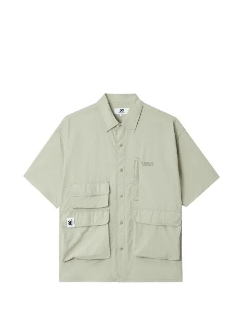 short-sleeve cargo shirt by :CHOCOOLATE