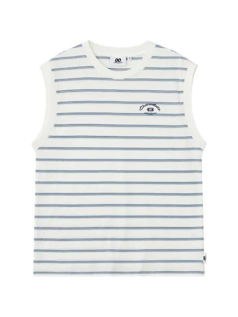striped sleeveless top by :CHOCOOLATE