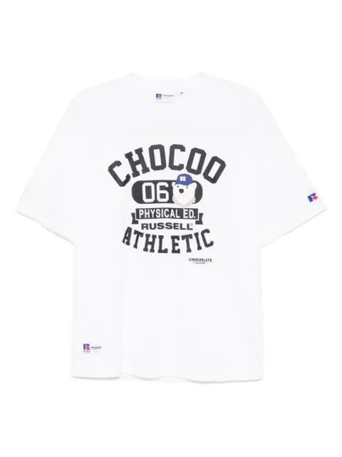 x Russell Athletic logo-print T-shirt by :CHOCOOLATE