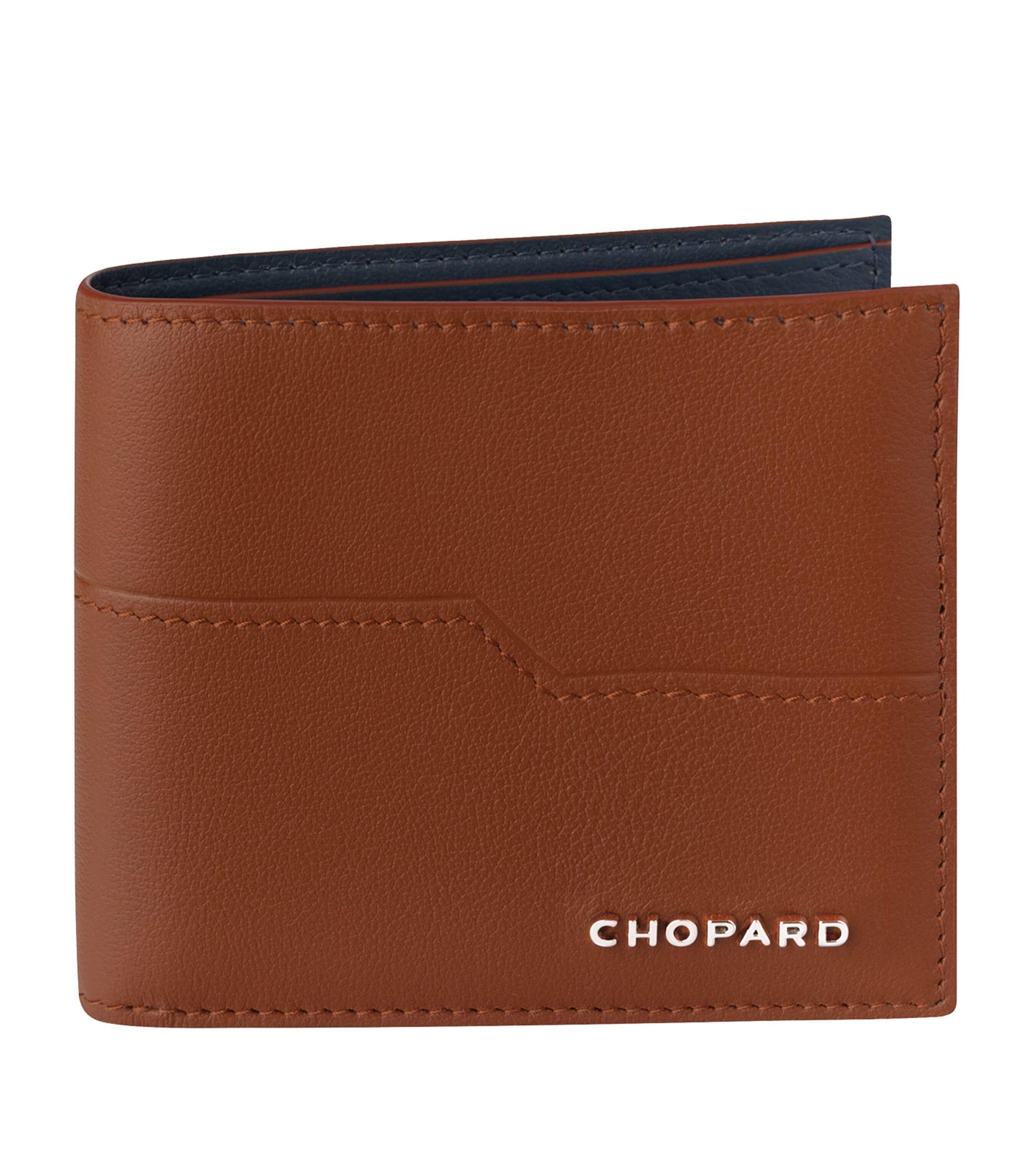 Chopard Mini Leather Heritage Bifold Wallet by CHOPARD