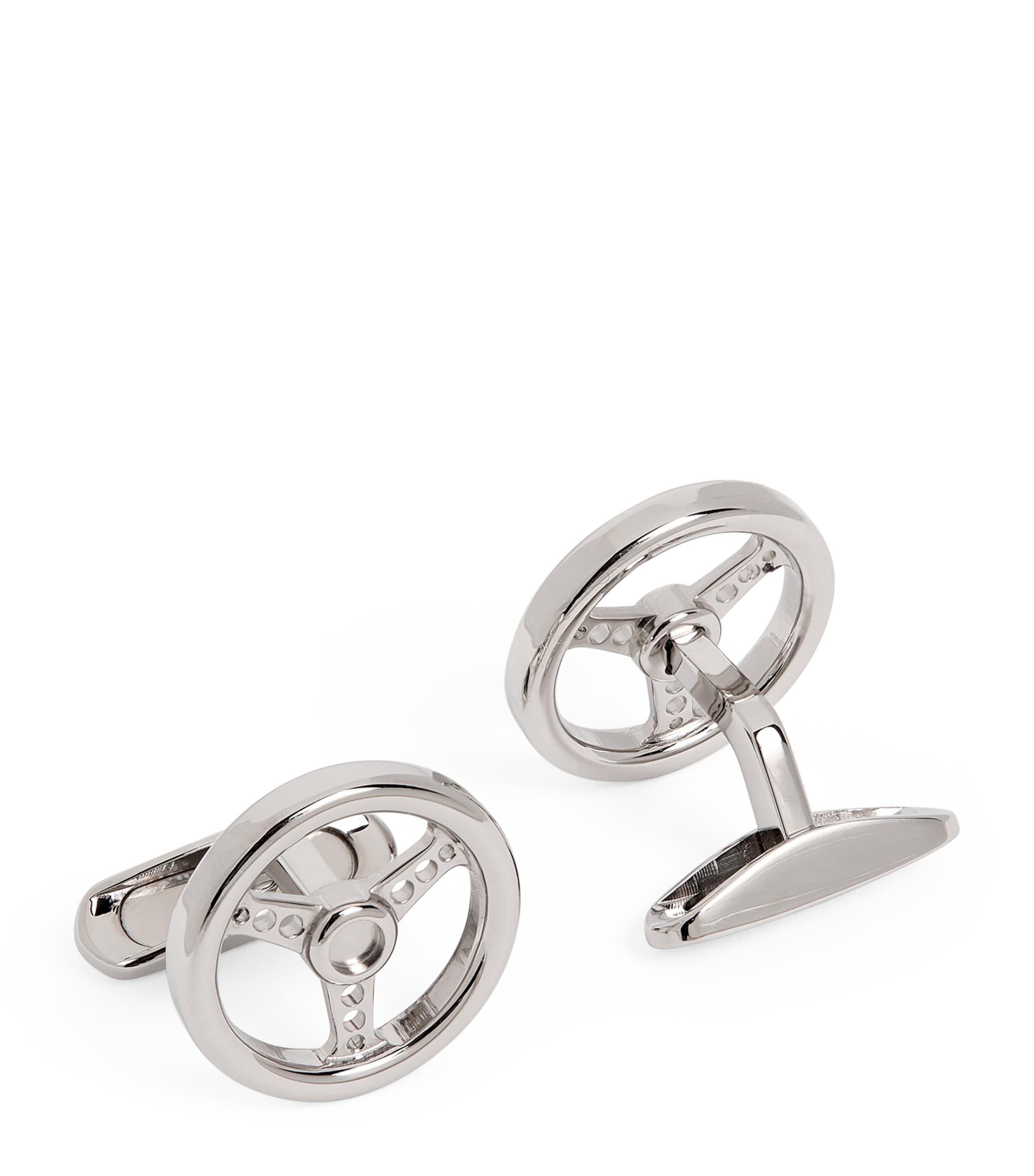 Chopard Racing Steering Wheel Cufflinks by CHOPARD