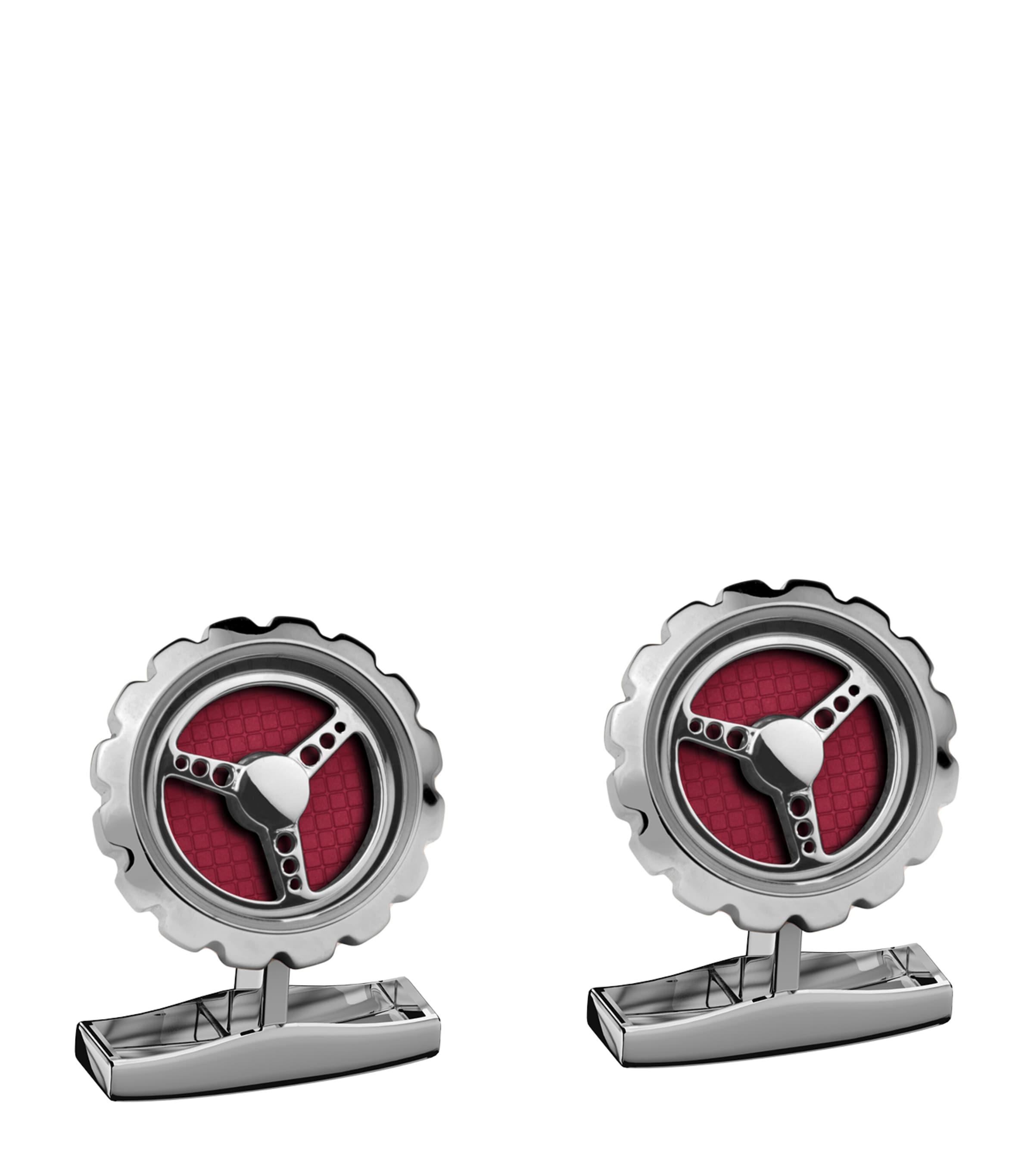 Chopard Racing Steering Wheel Cufflinks by CHOPARD