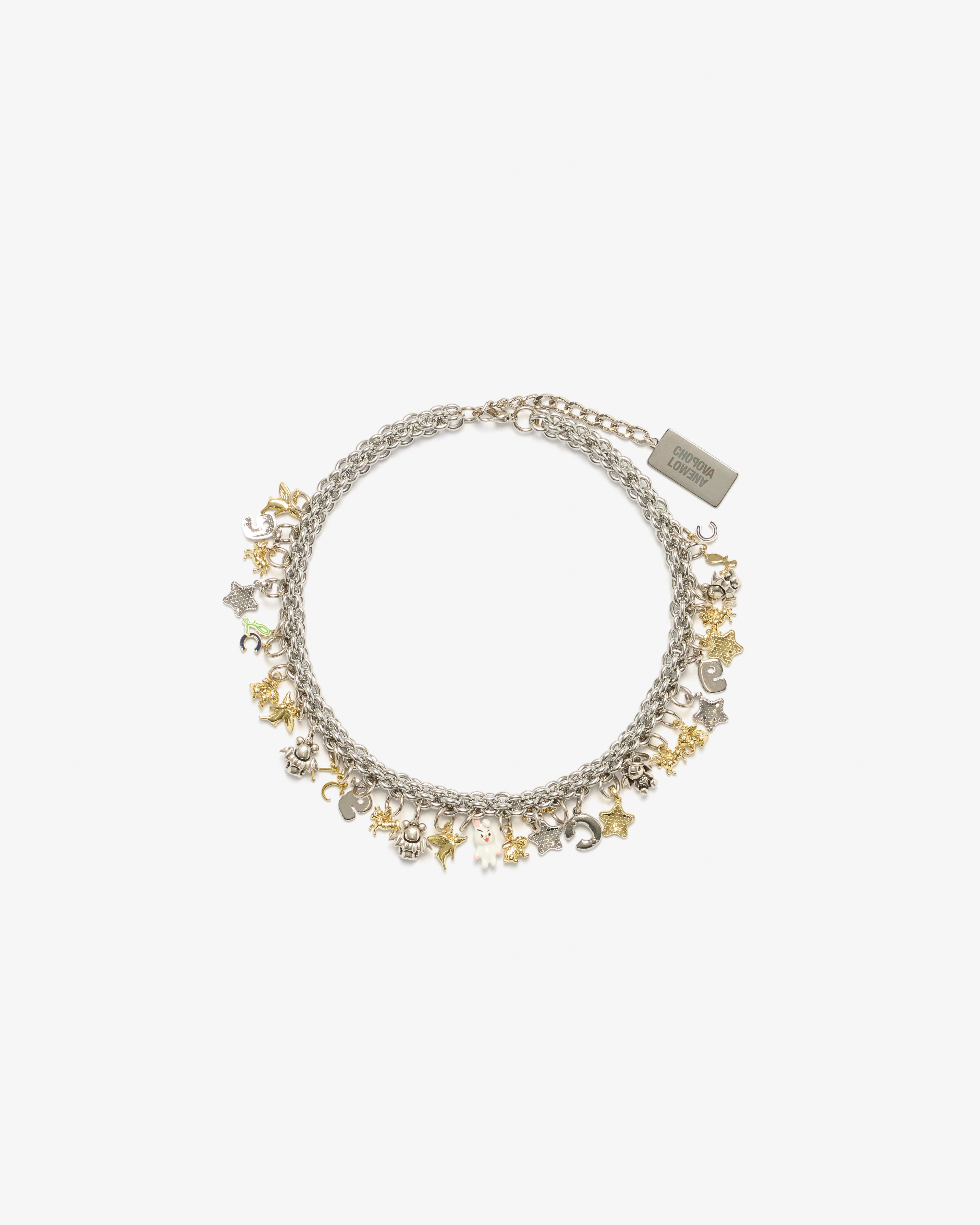 Chopova Lowena - Women's Alphabet Charm Necklace - (Multi) by CHOPOVA LOWENA