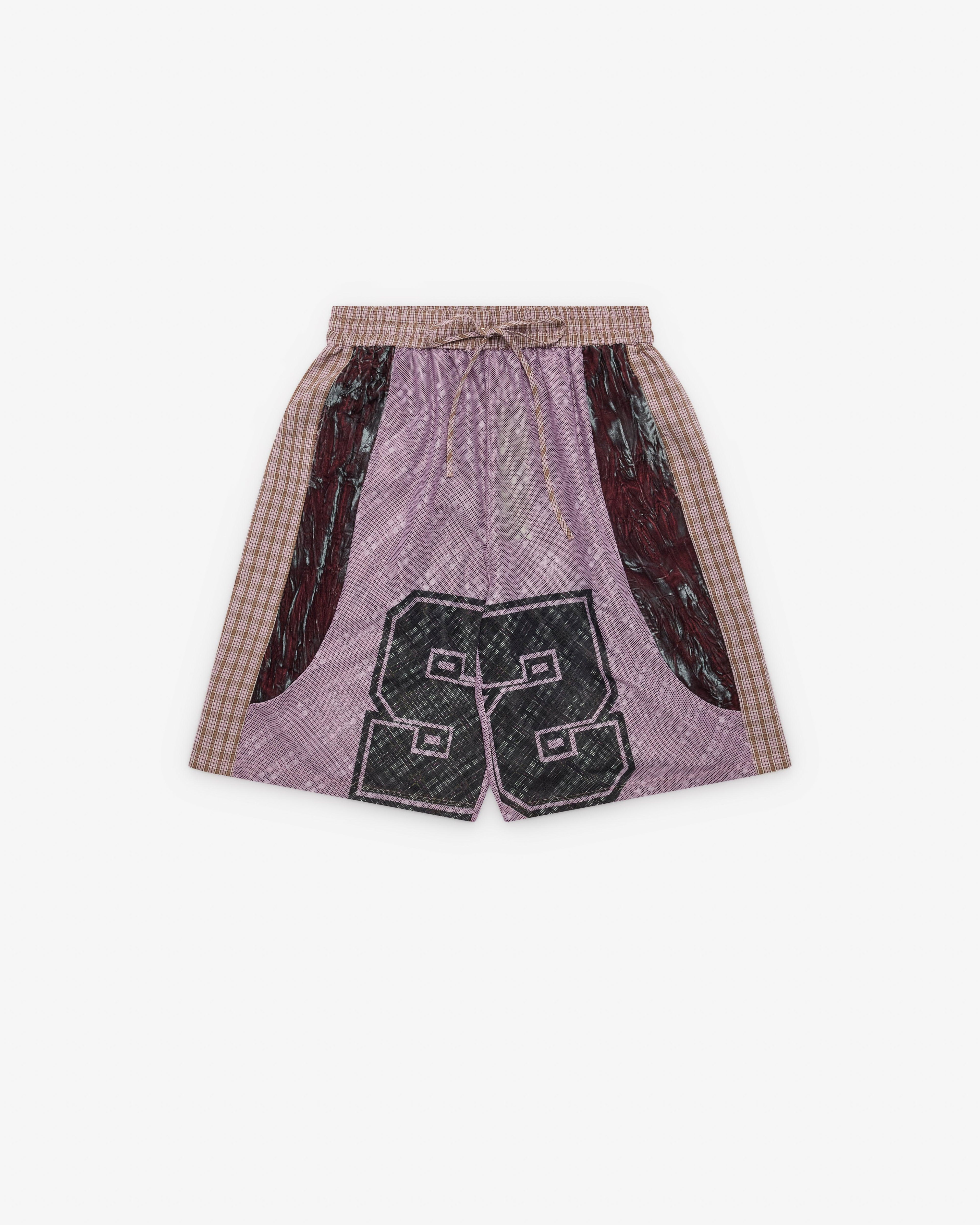 Chopova Lowena - Women's Basketball Shorts - (Pink Multi) by CHOPOVA LOWENA