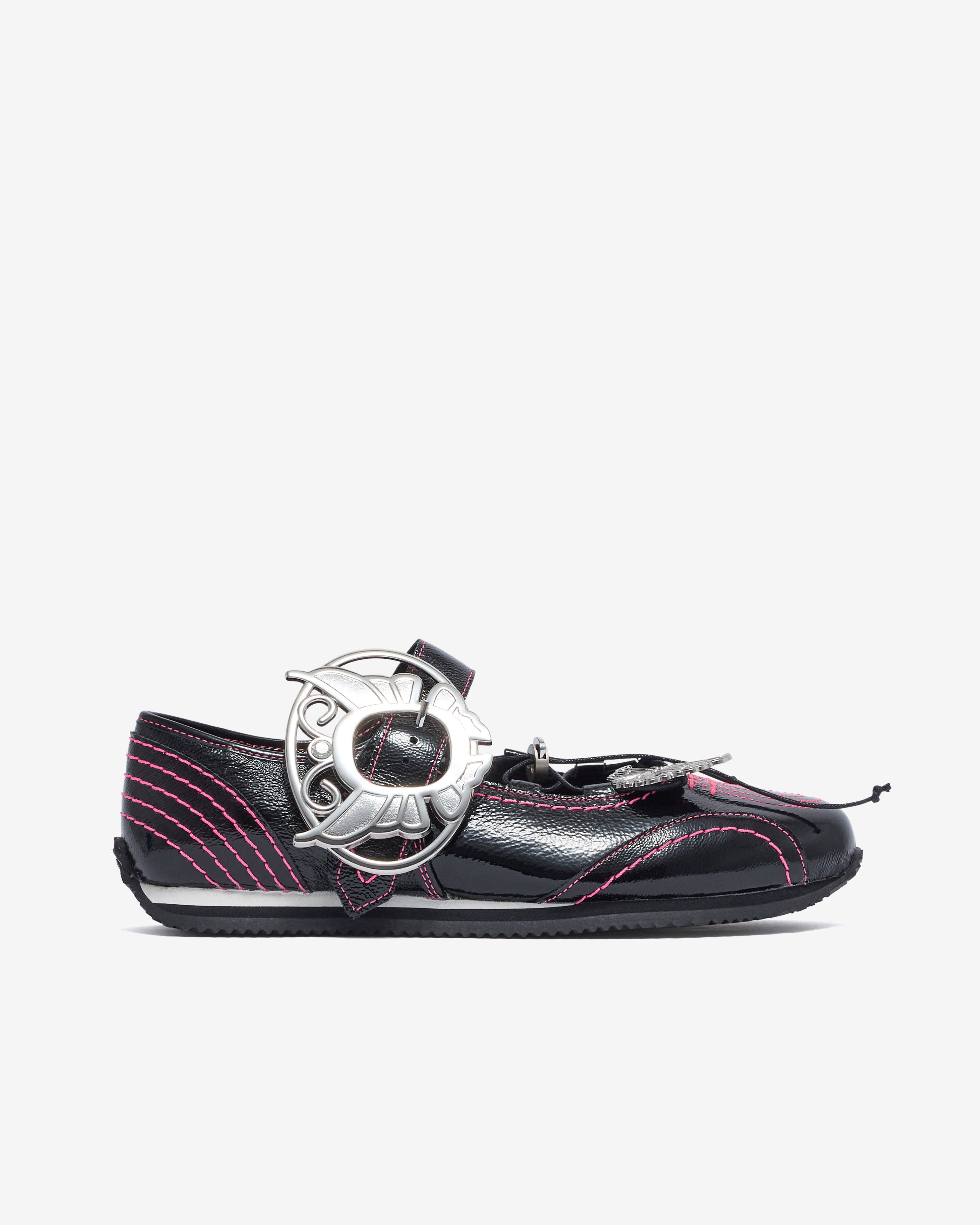 Chopova Lowena - Women's Butterfly Marta Mary Jane Loafers - (Black) by CHOPOVA LOWENA