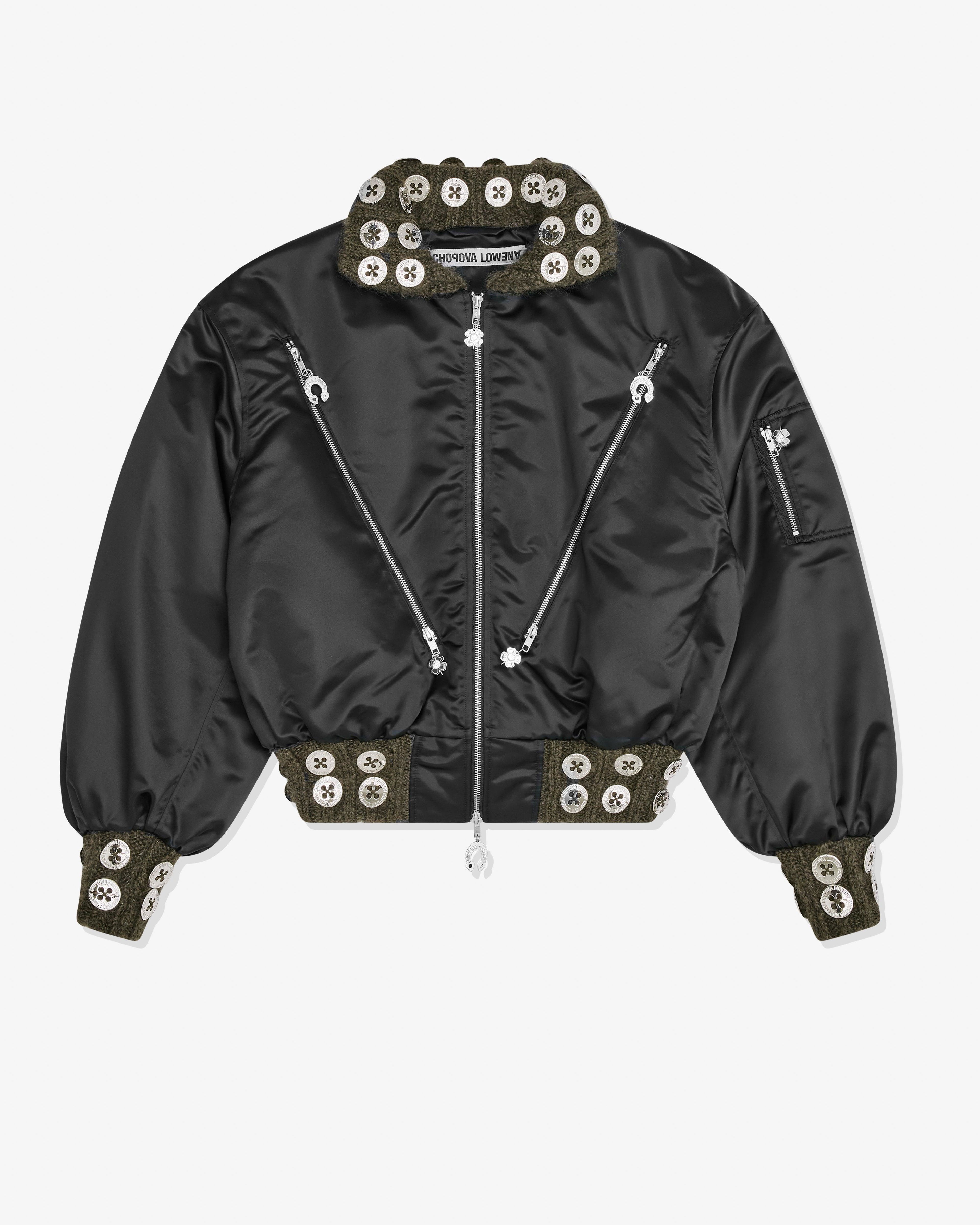 Chopova Lowena - Women's Darling Bomber Jacket - (Black) by CHOPOVA LOWENA