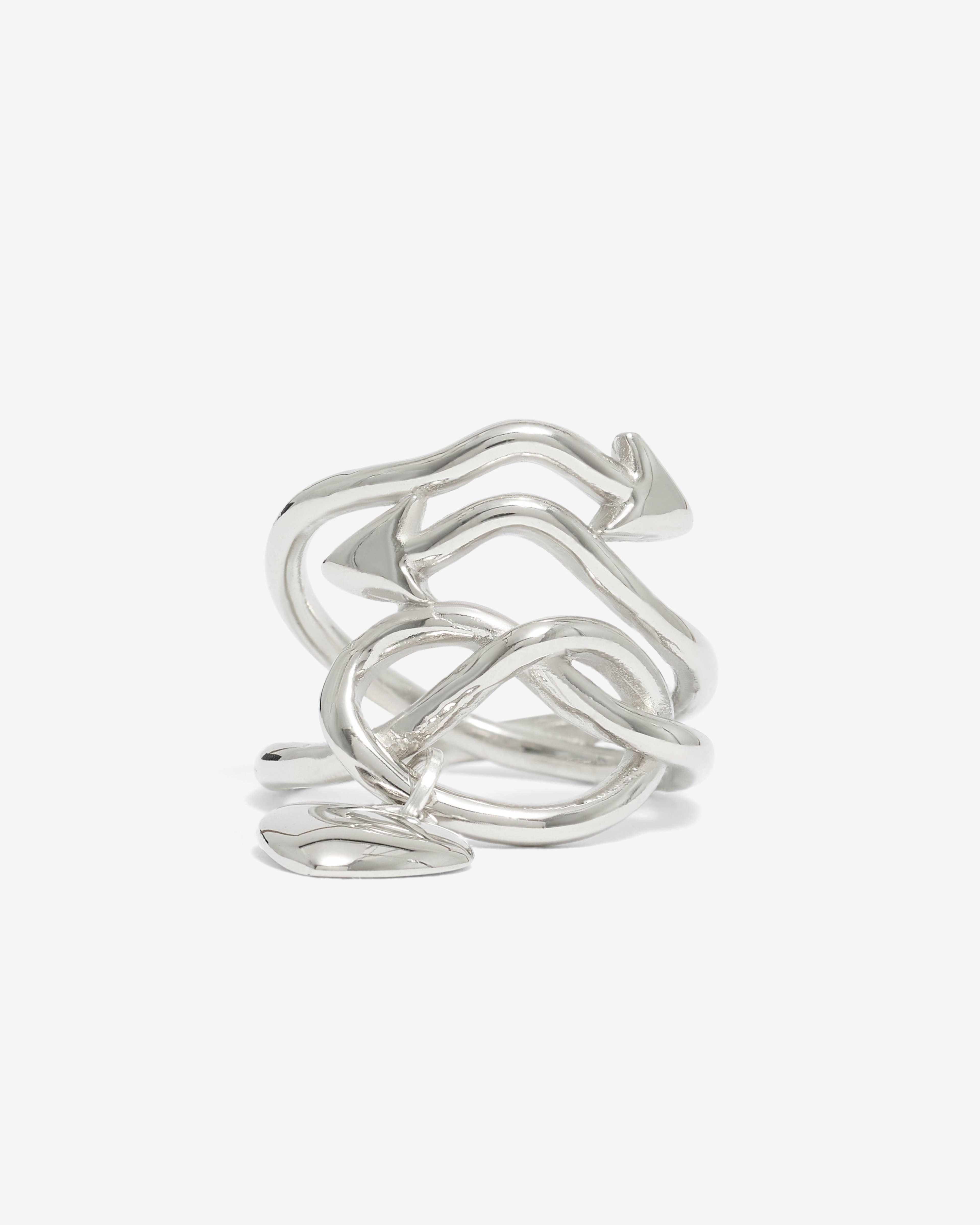 Chopova Lowena - Women's Entwined Heart Ring - (Multi) by CHOPOVA LOWENA