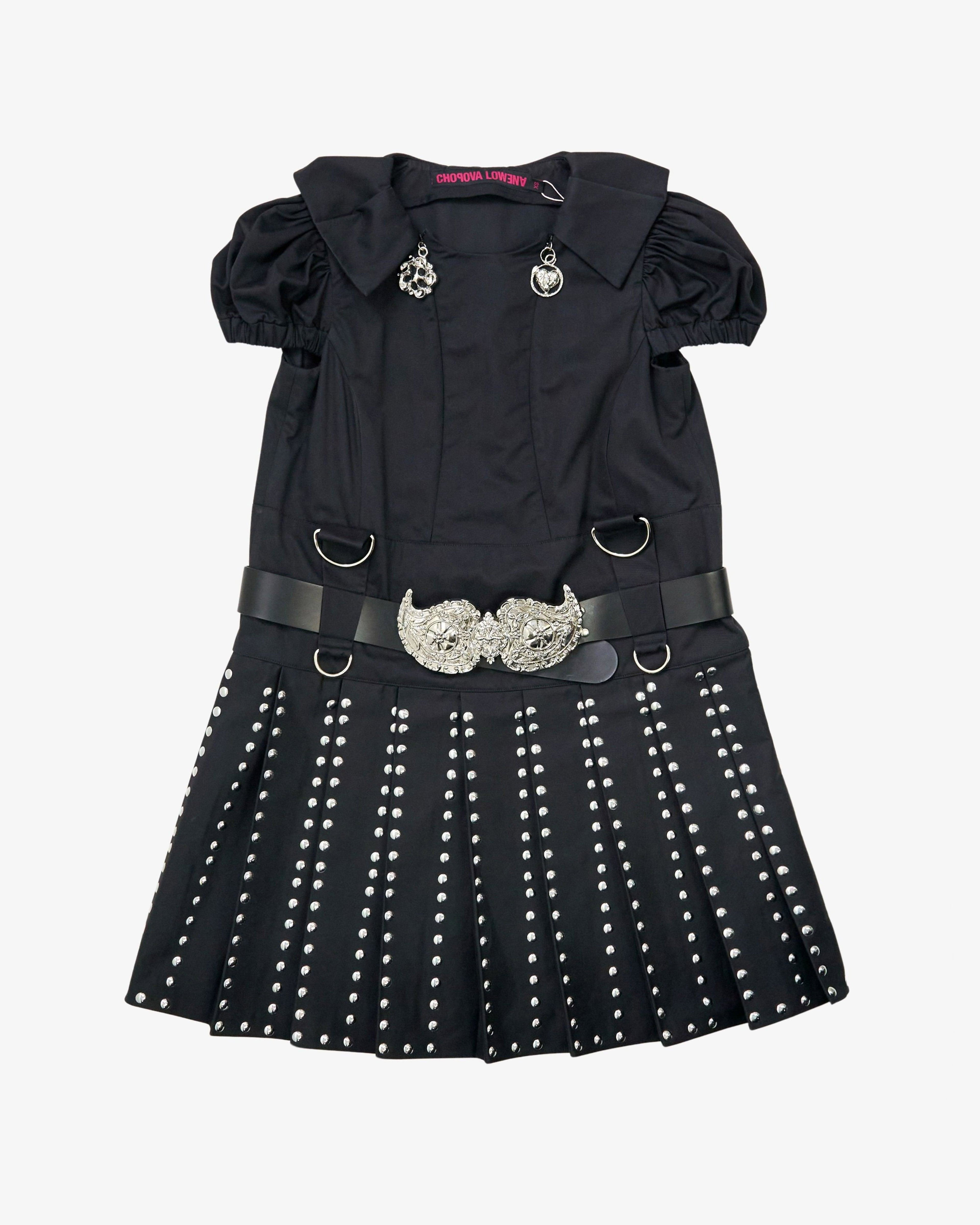 Chopova Lowena - Women's Falcon Kilt Dress - (Black) by CHOPOVA LOWENA