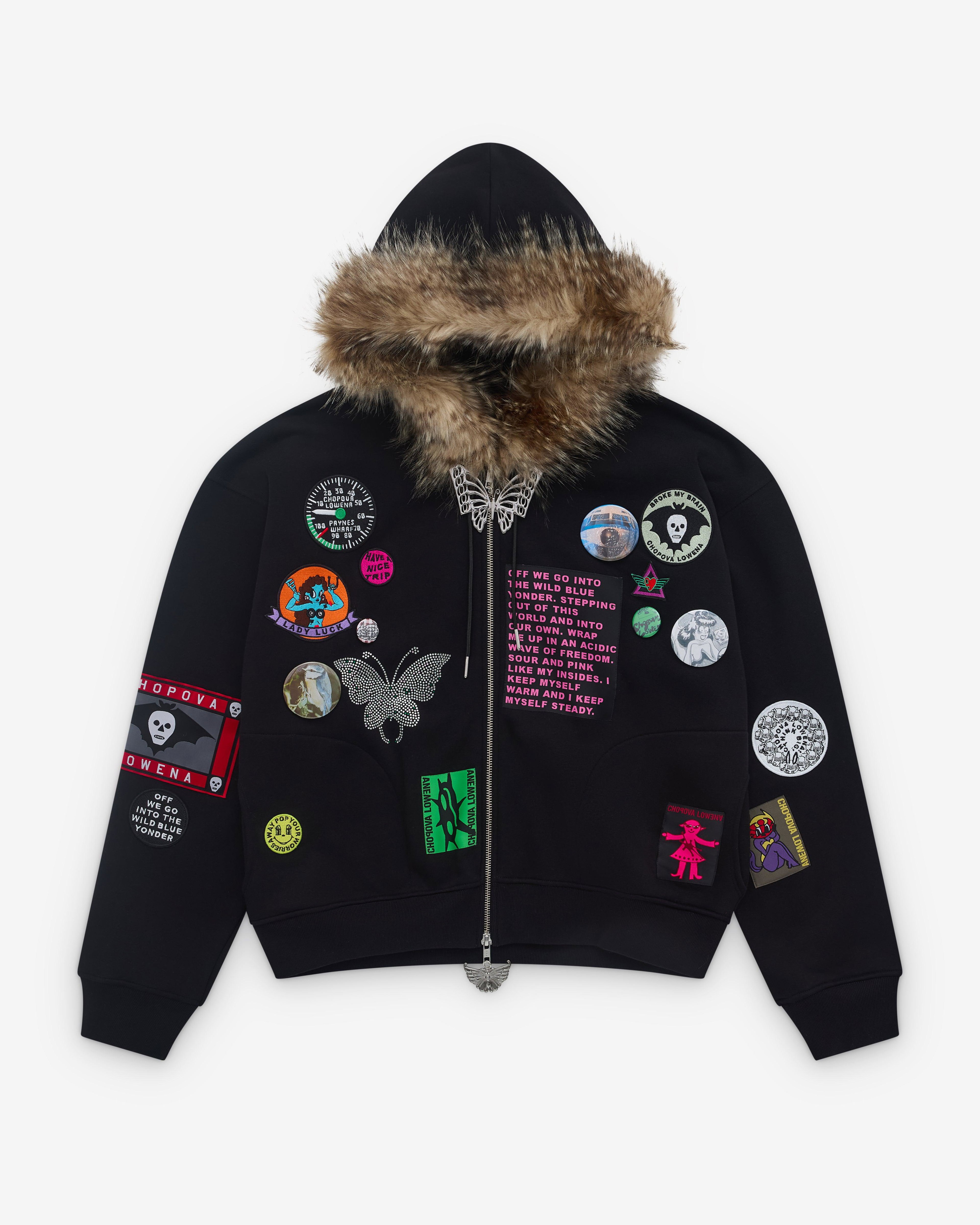 Chopova Lowena - Women’s Full Zip Hoodie - (Black) by CHOPOVA LOWENA
