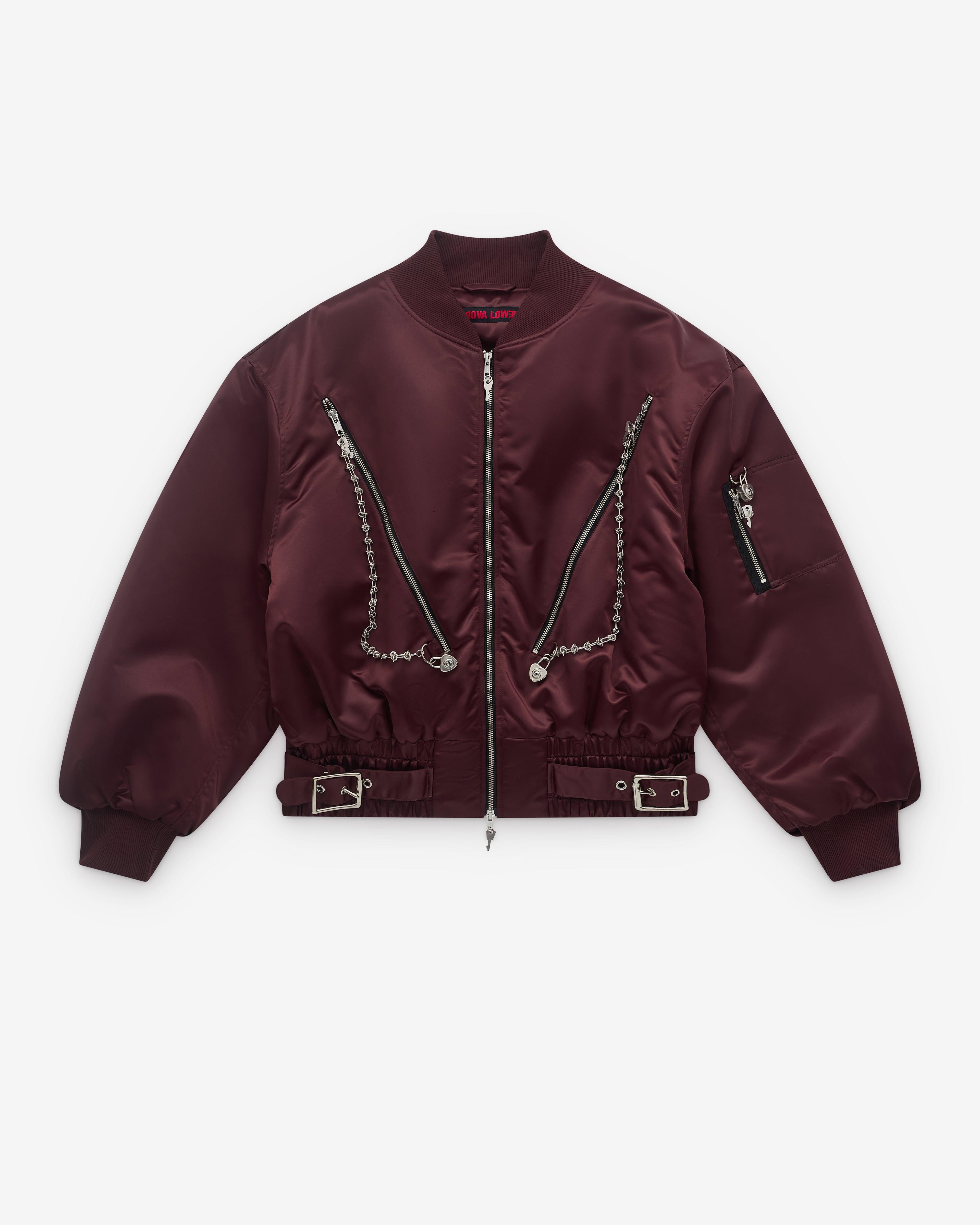 Chopova Lowena - Women’s Helter Bomber Jacket - (Brown) by CHOPOVA LOWENA