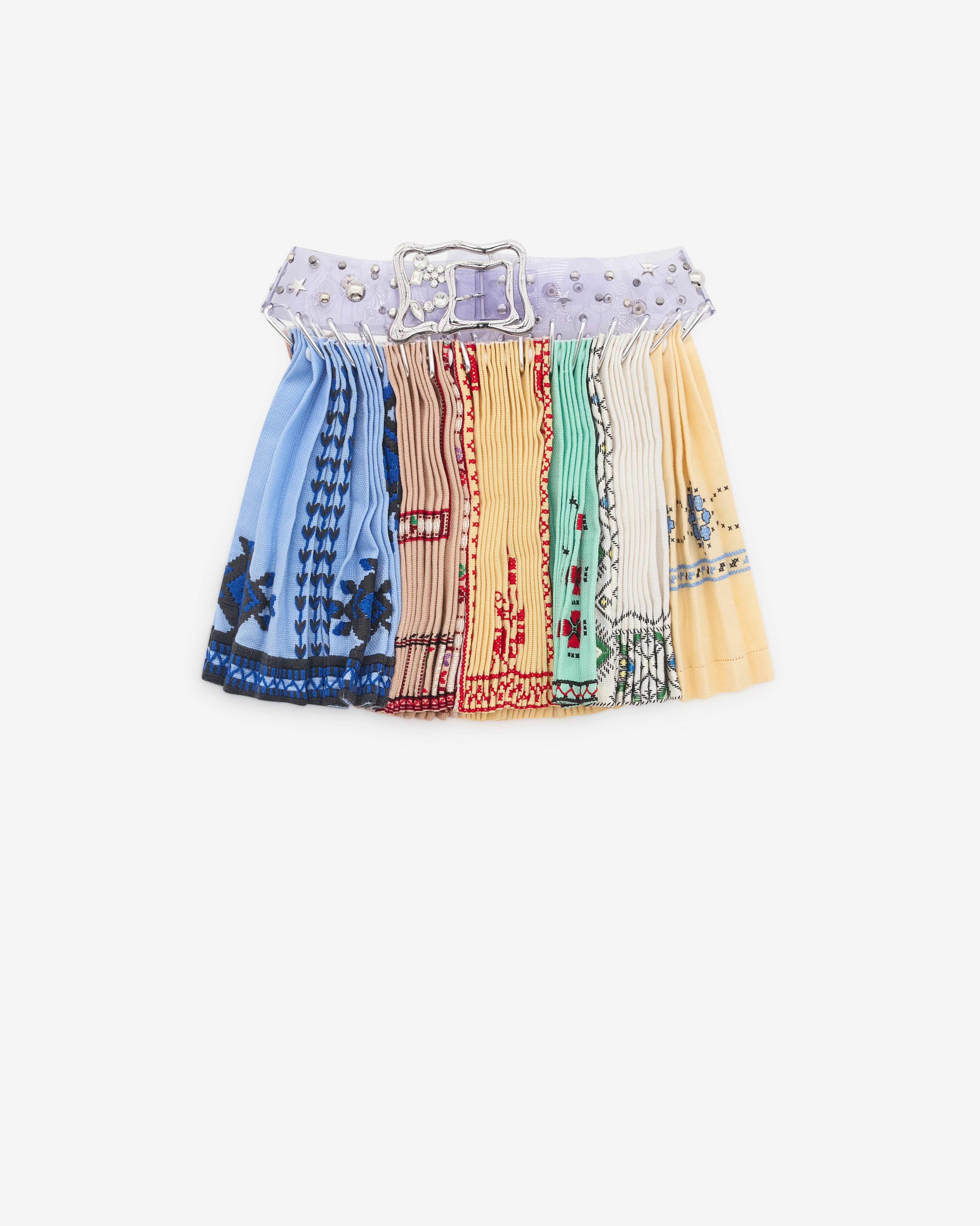 Chopova Lowena - Women’s Kare Mini Carabiner Skirt - (Multi) by CHOPOVA LOWENA