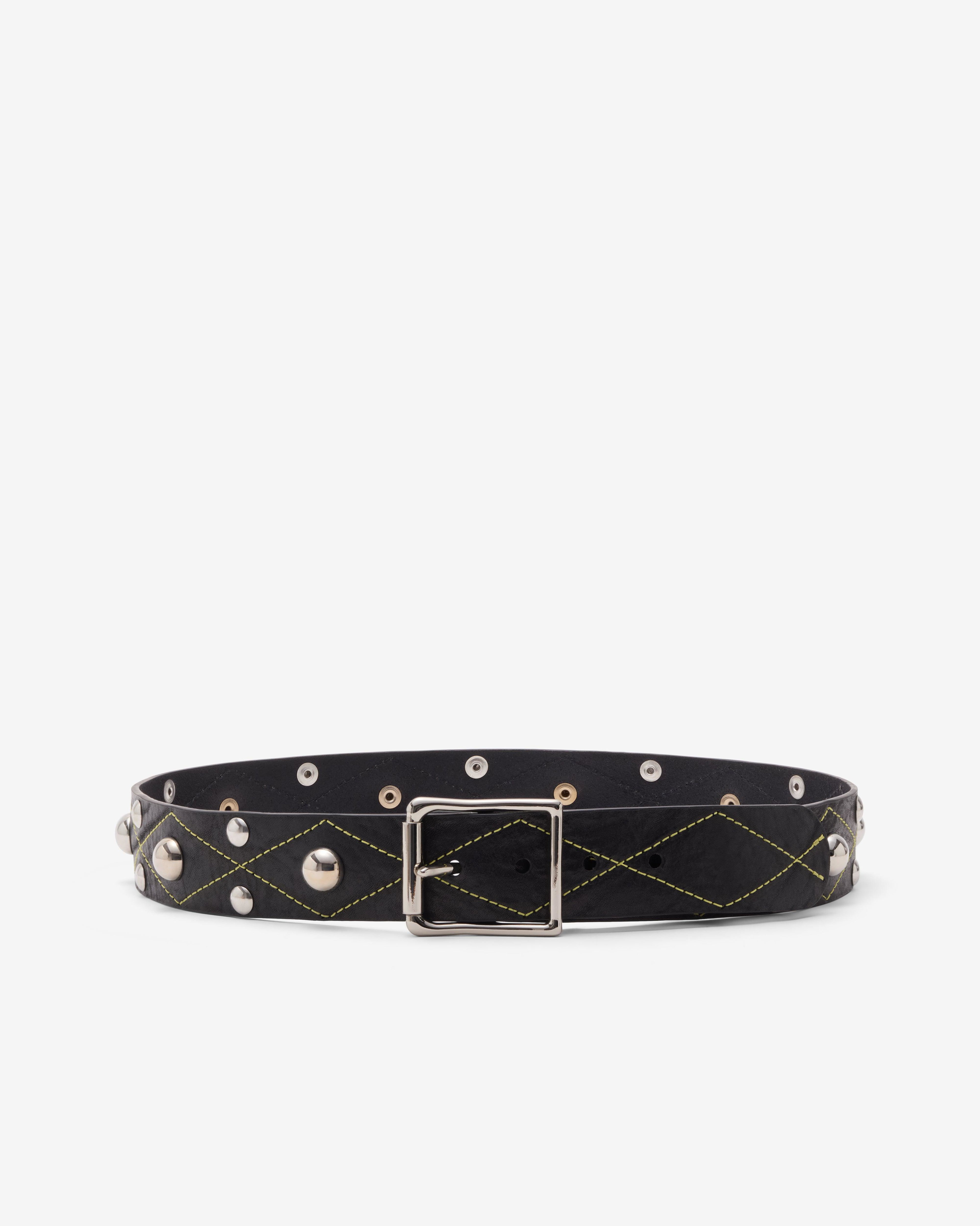 Chopova Lowena - Women's Leather Trouser Belt - (Black) by CHOPOVA LOWENA