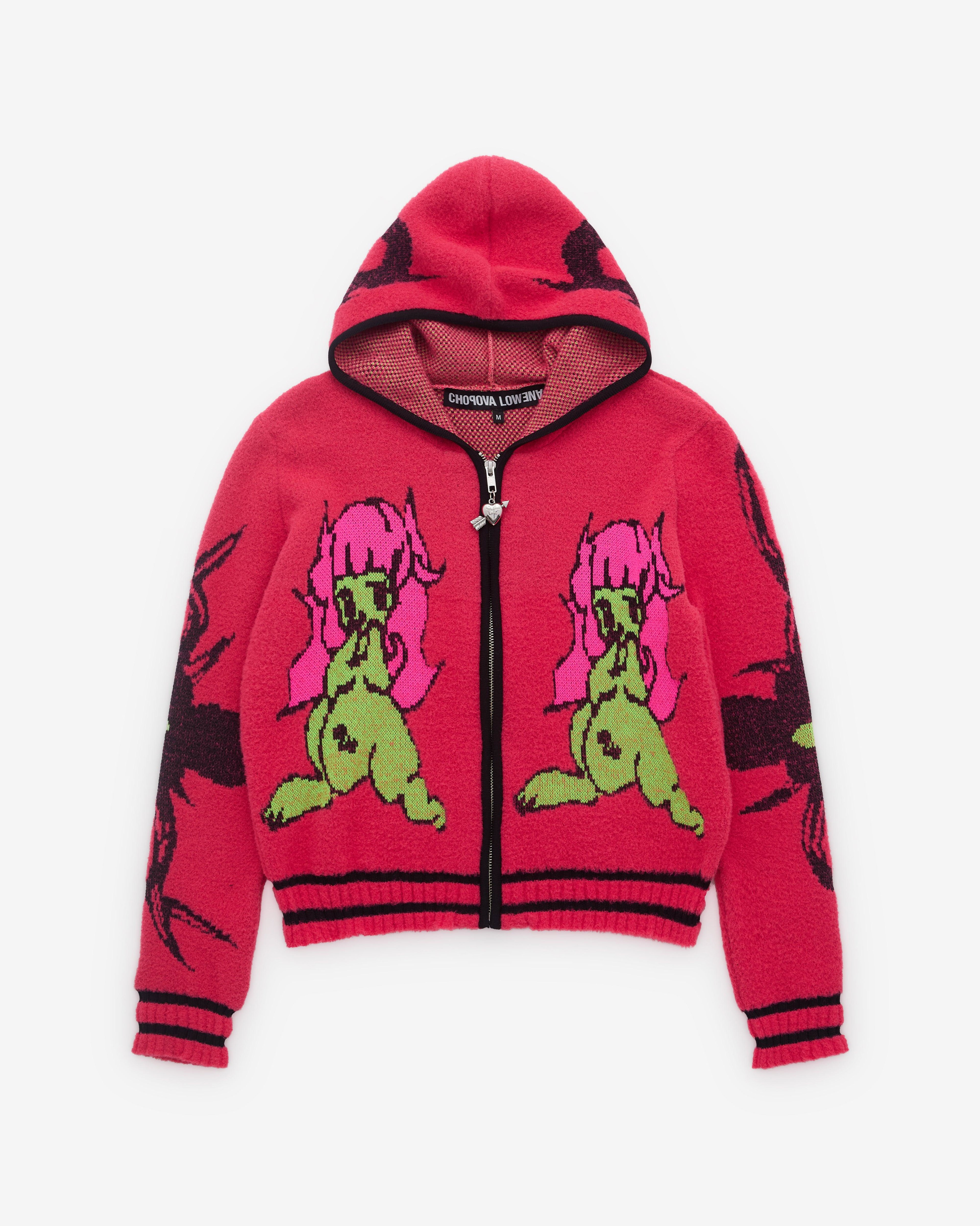 Chopova Lowena - Women’s My Name Is Tiny Hooded Cardigan - (Multi) by CHOPOVA LOWENA
