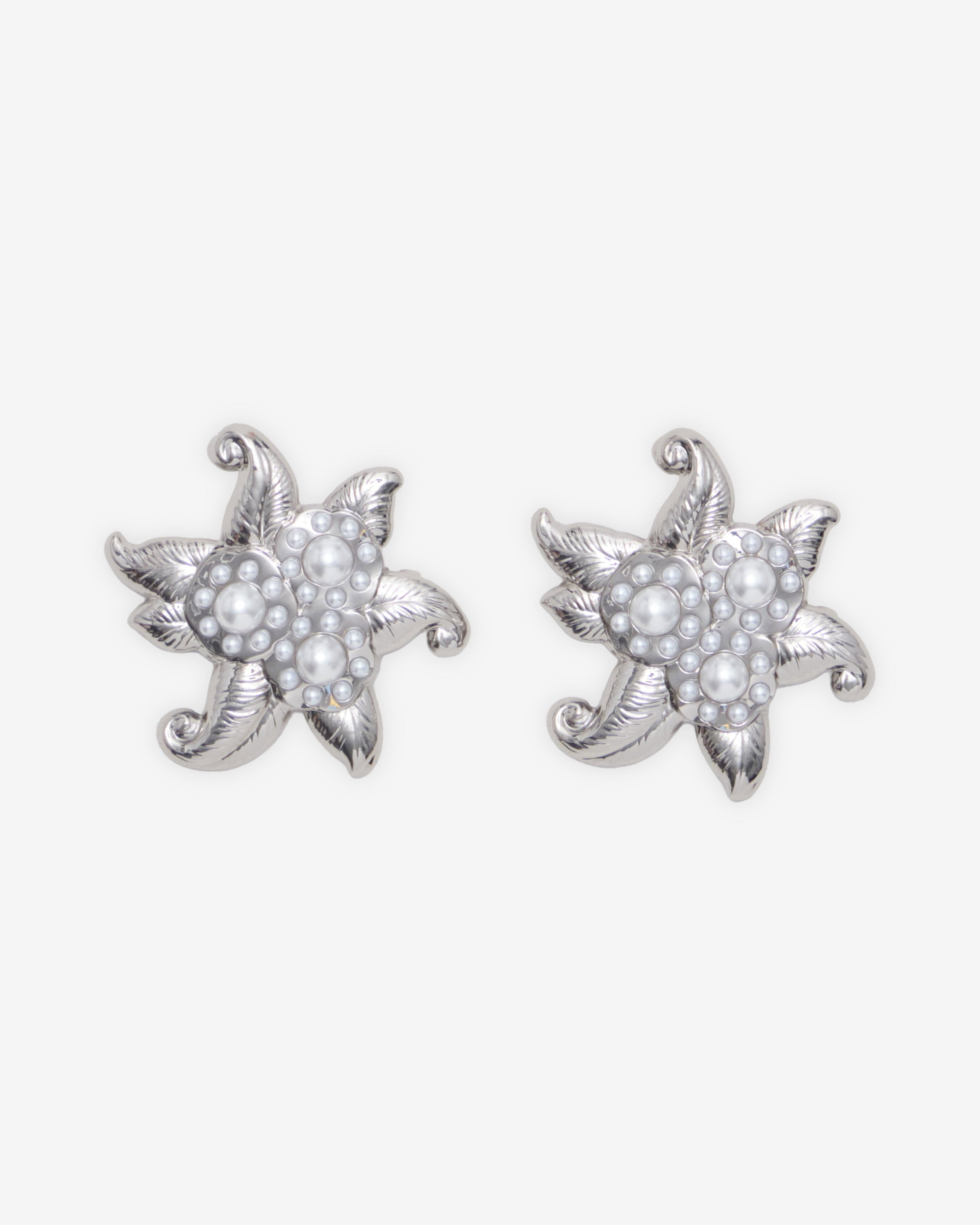 Chopova Lowena - Women's Pair of Barrette Hair Clips - (Silver) by CHOPOVA LOWENA