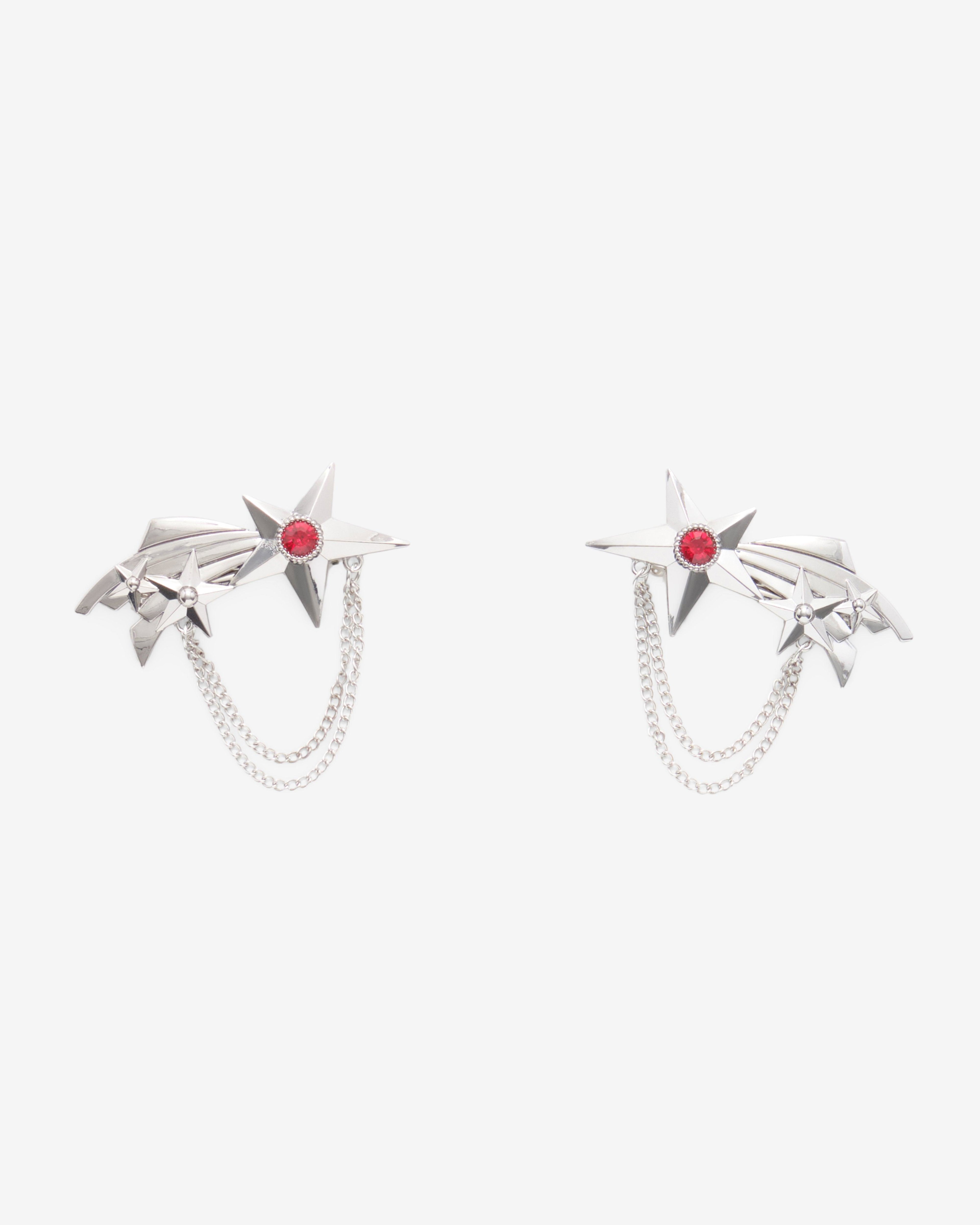 Chopova Lowena - Women's Shooting Star Hair Clips - (Silver) by CHOPOVA LOWENA