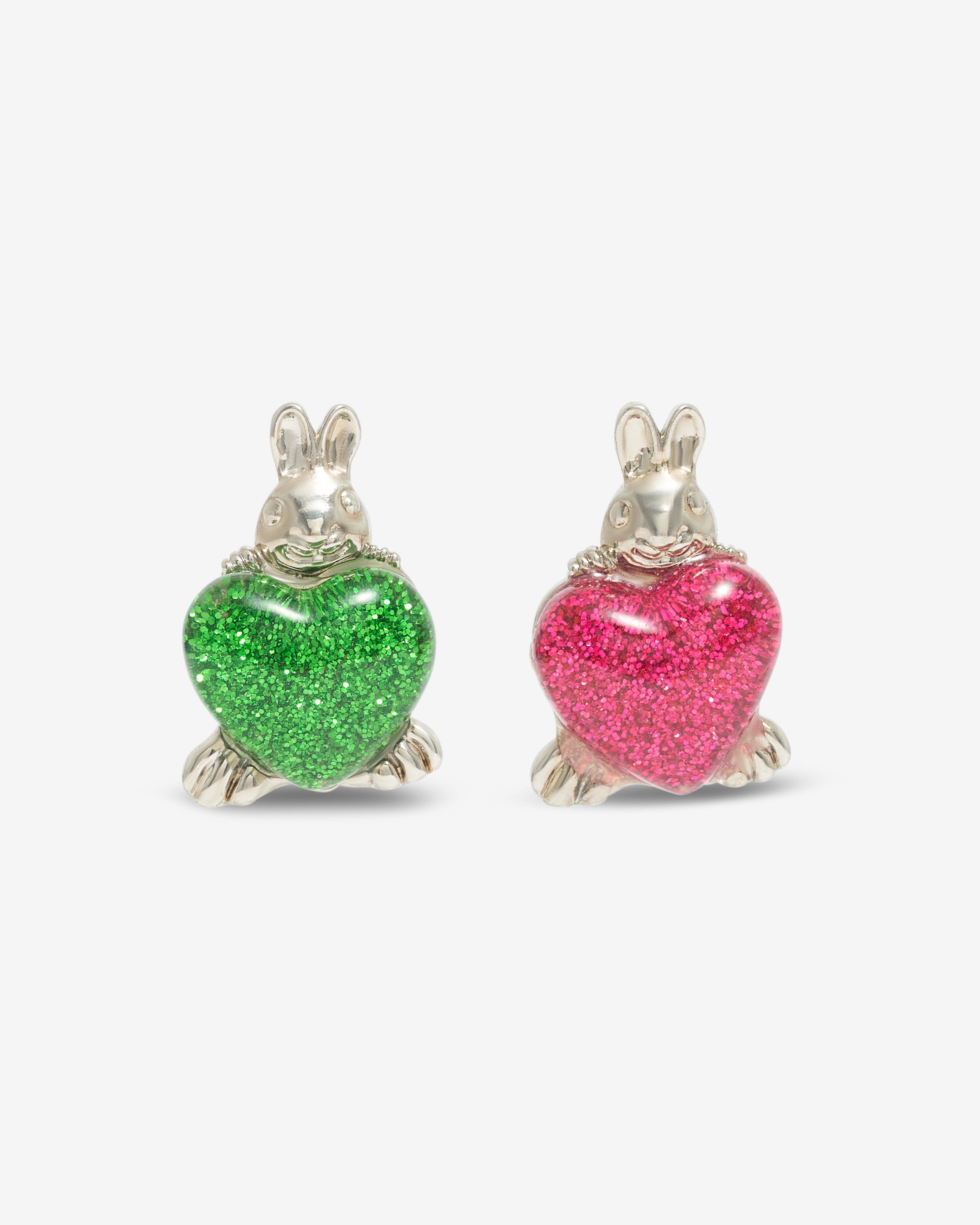 Chopova Lowena - Women’s Silver Belly Bunnies Earrings - (Multi) by CHOPOVA LOWENA