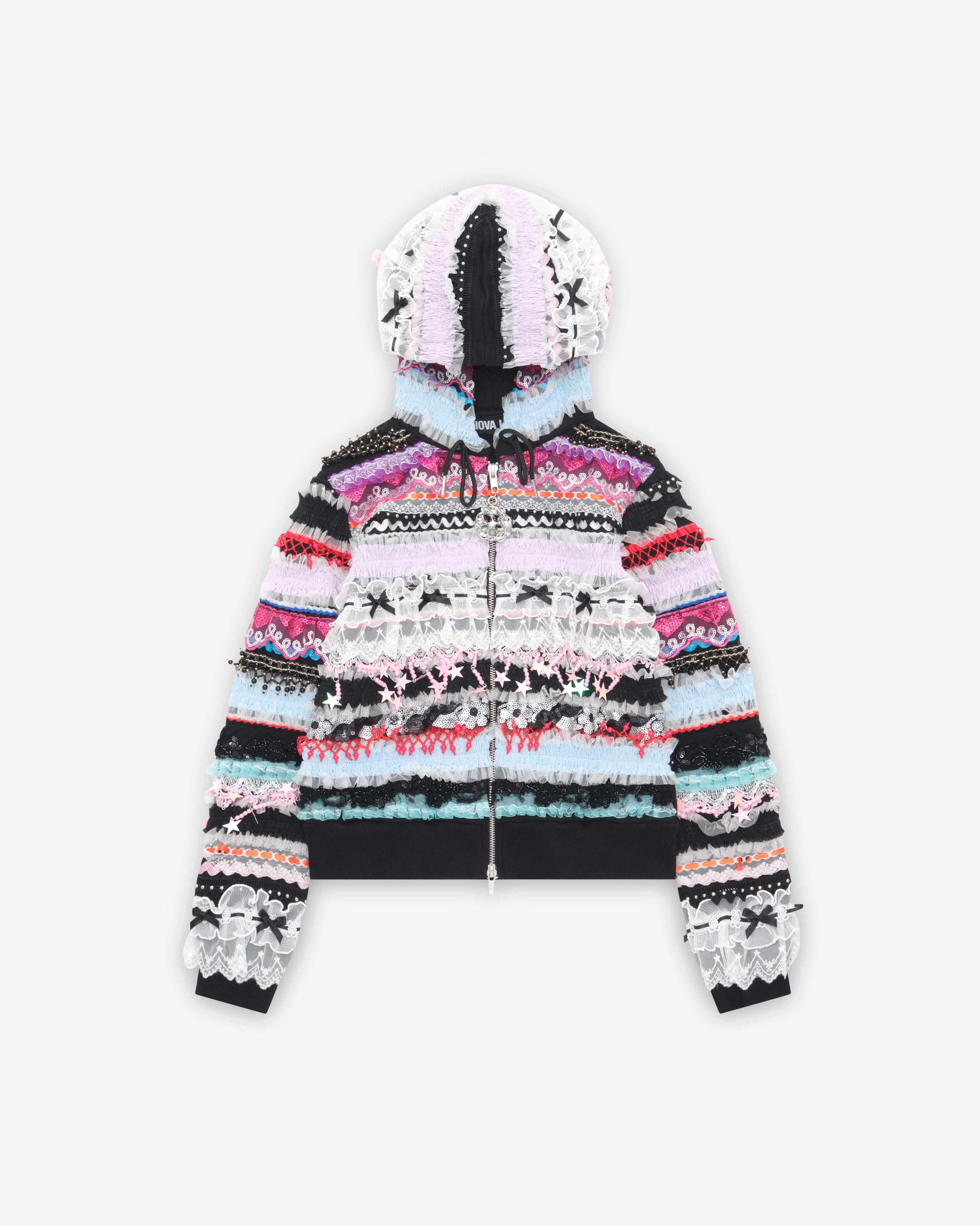 Chopova Lowena - Women's Starbrites Hoodie - (Black/Multi) by CHOPOVA LOWENA