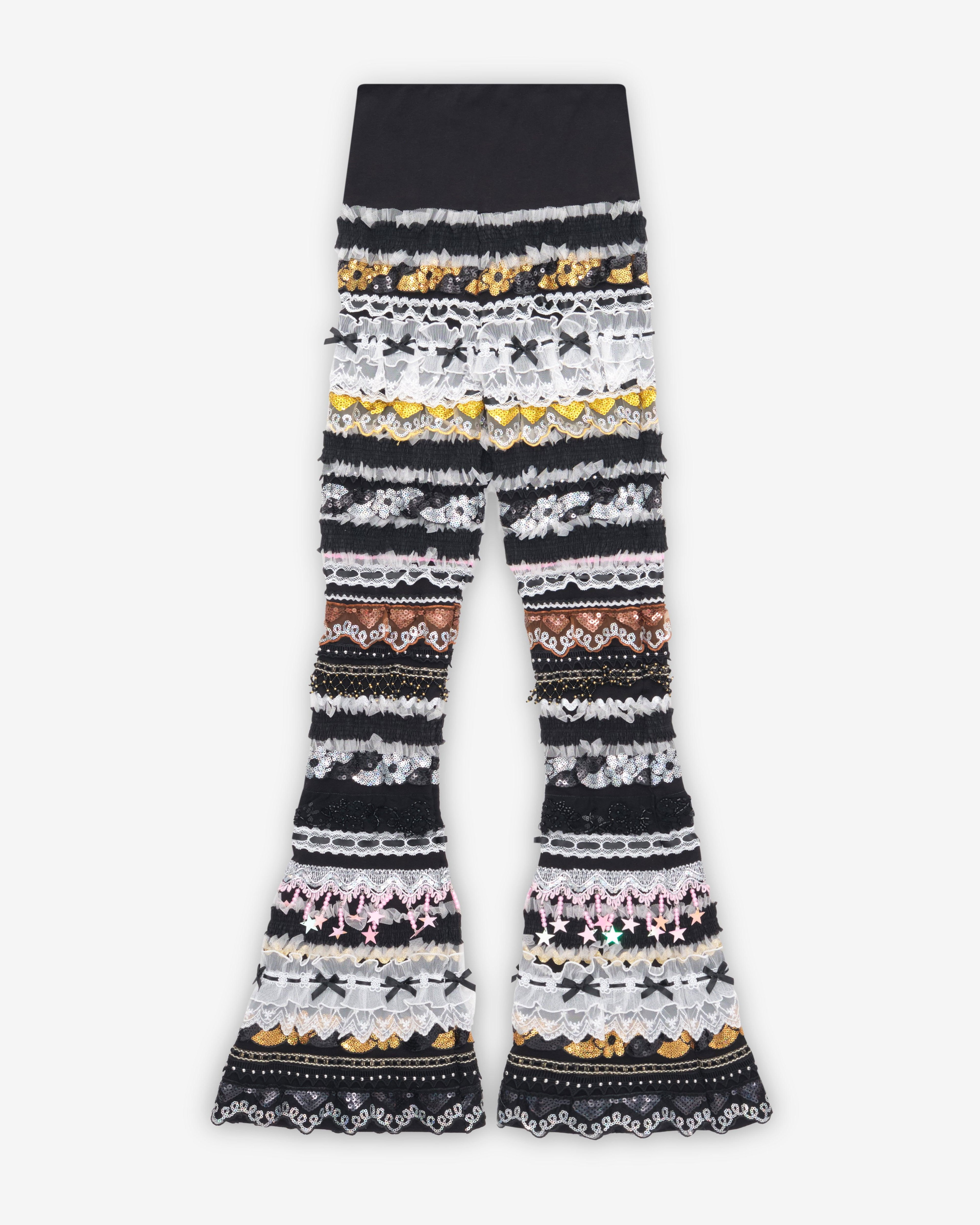 Chopova Lowena - Women's Starbrites Jersey Leggings - (Black/Multi) by CHOPOVA LOWENA