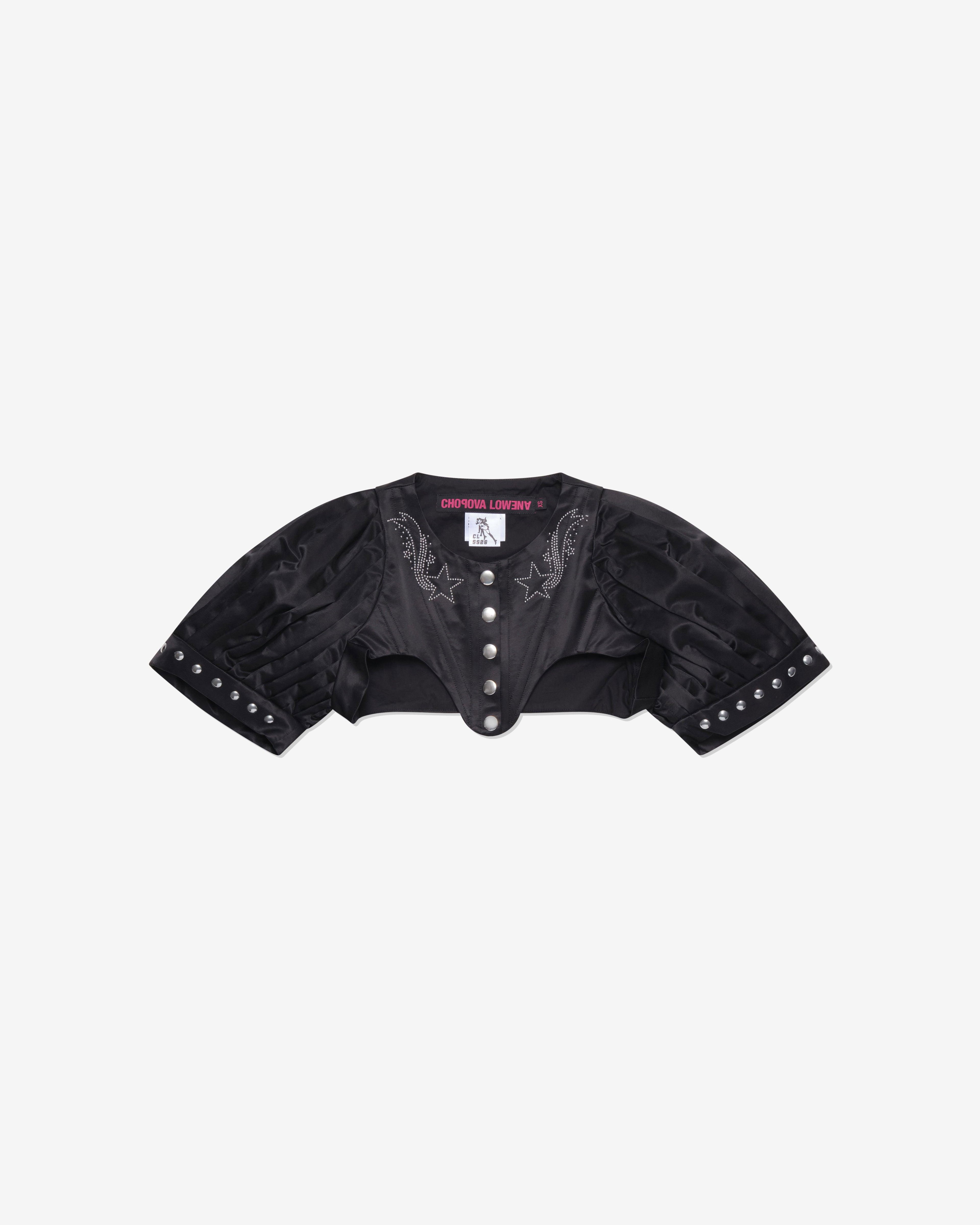 Chopova Lowena - Women's Stingray Shrug - (Black) by CHOPOVA LOWENA