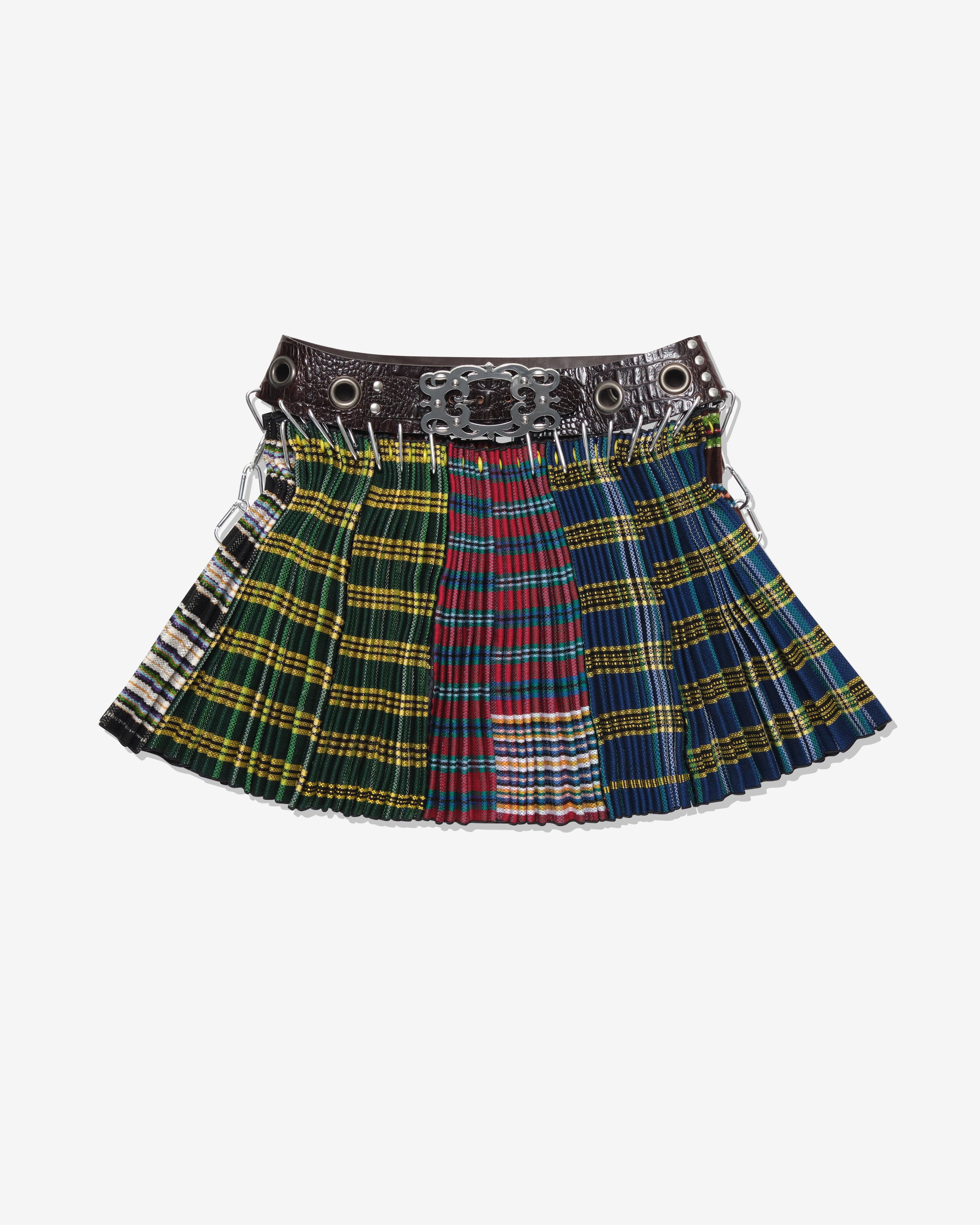 Chopova Lowena - Women's Thunder Apron Folkloric Mini Carabiner Skirt - (Multi) by CHOPOVA LOWENA