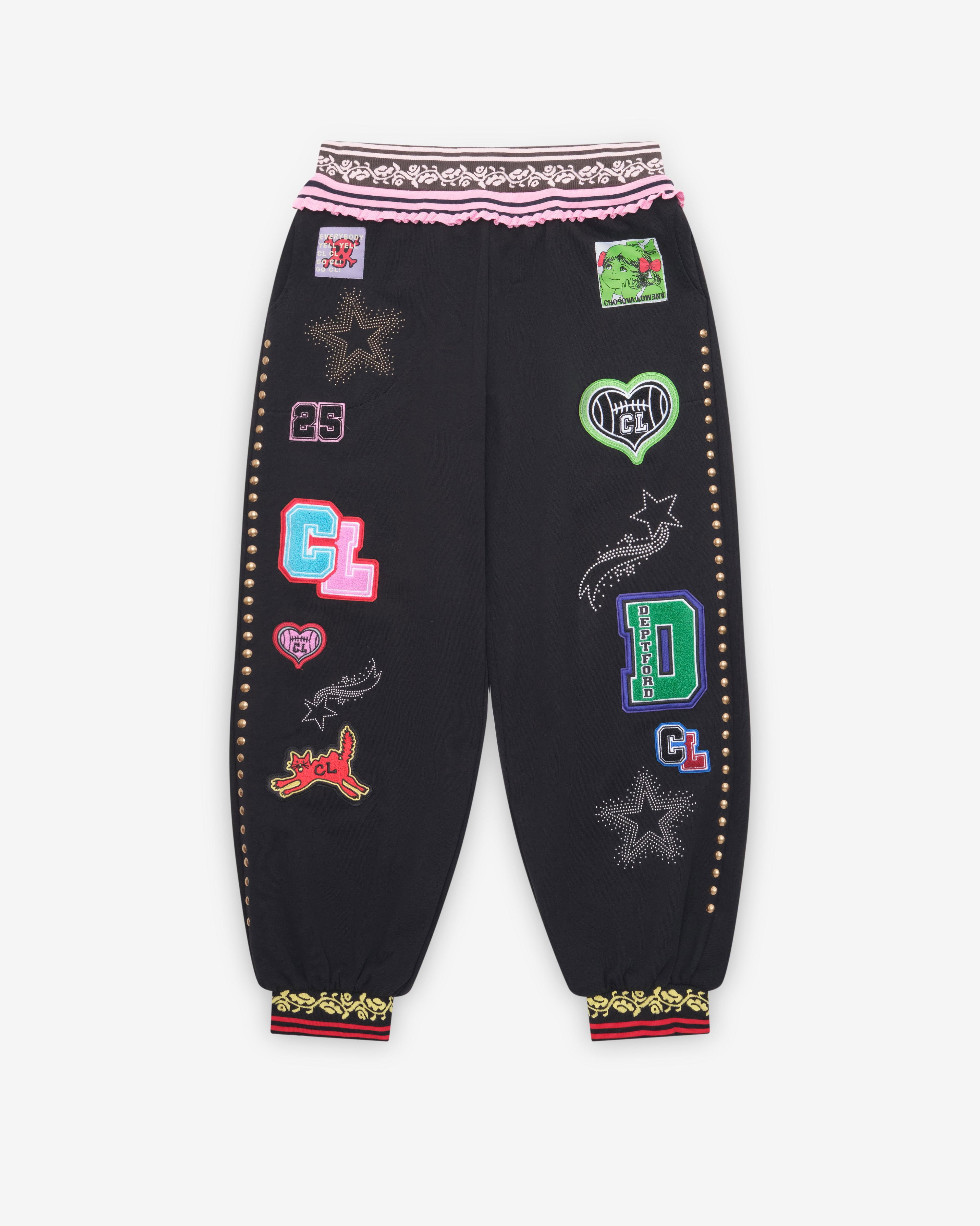 Chopova Lowena - Women's Wolfpack Sweatpants - (Black/Multi) by CHOPOVA LOWENA
