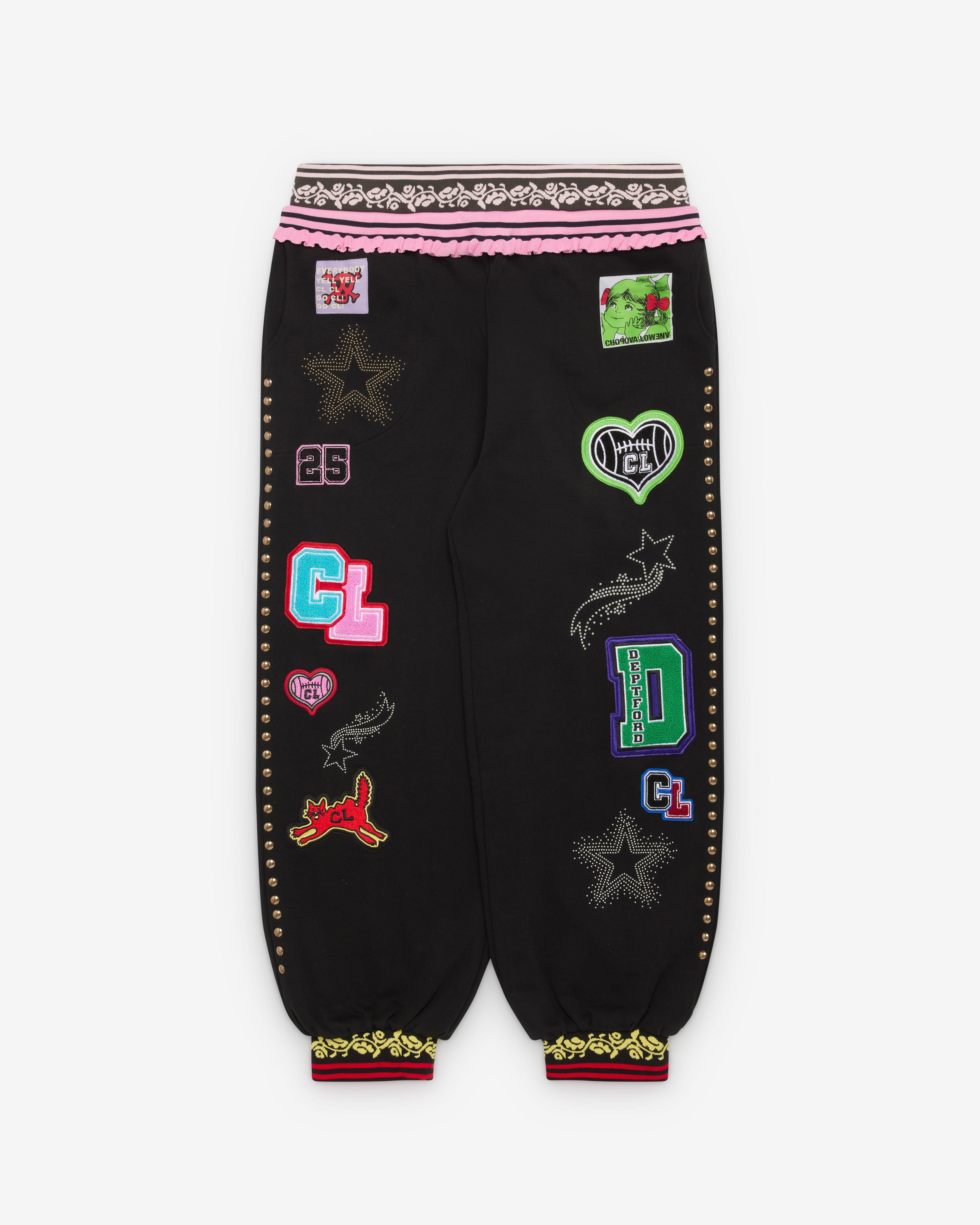 Chopova Lowena - Women's Wolfpack Sweatpants - (Black/Multi) by CHOPOVA LOWENA