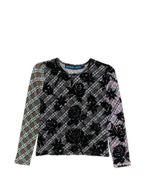 Picnic check top by CHOPOVA LOWENA